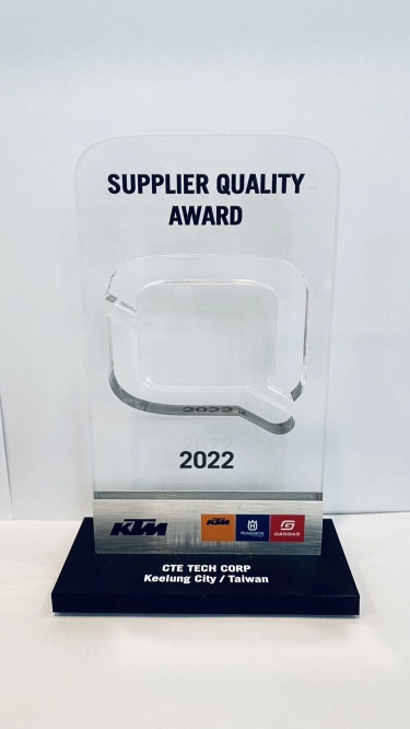 KTM - Supplier Quality Award